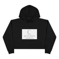 Crop Hoodie — Quiet Power Co. Cropped Hoodie with “Quiet Does Not Mean Weak” Minimalist Design