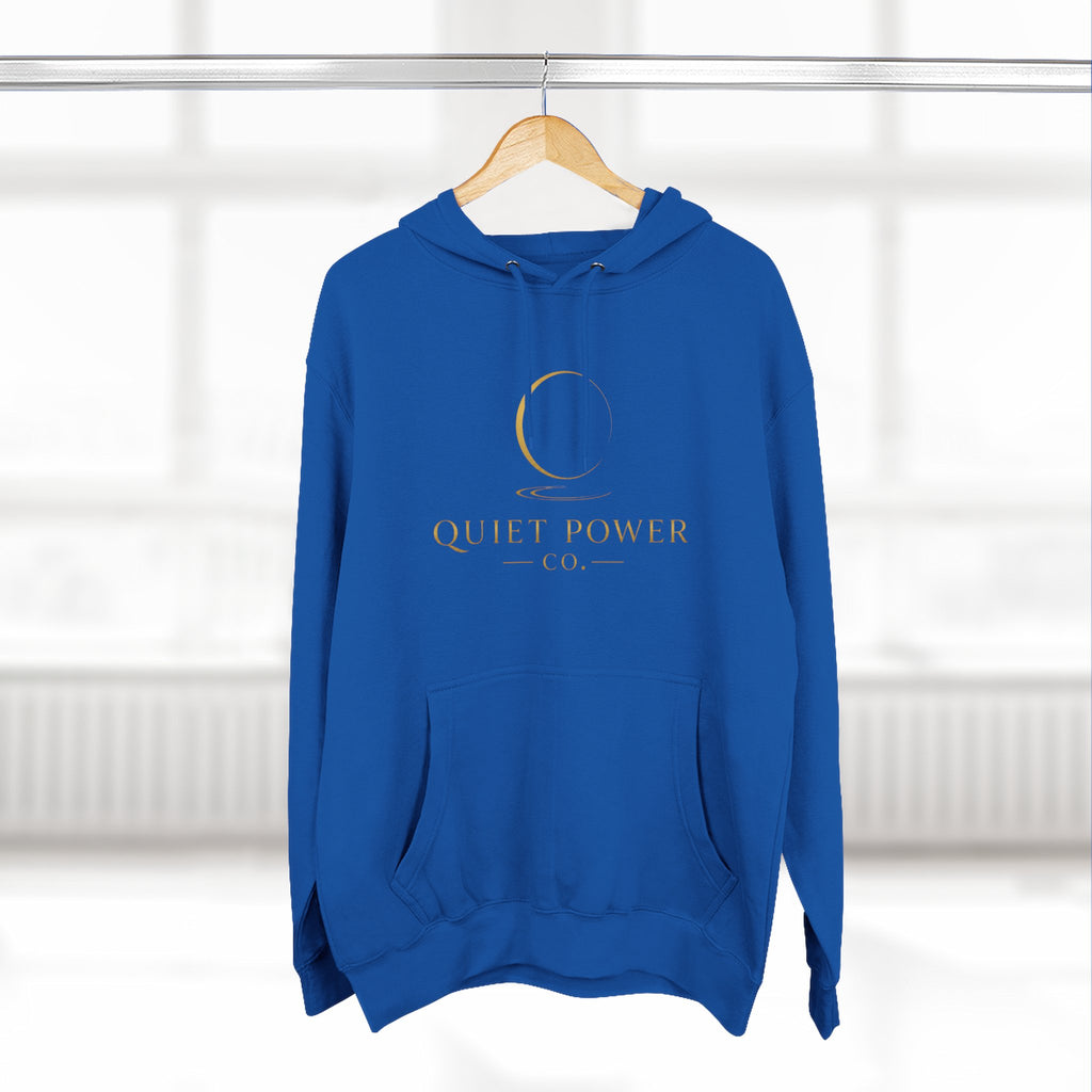 Quiet Power Hoodie — "Quiet Moves. Loud Dreams." Fleece Pullover