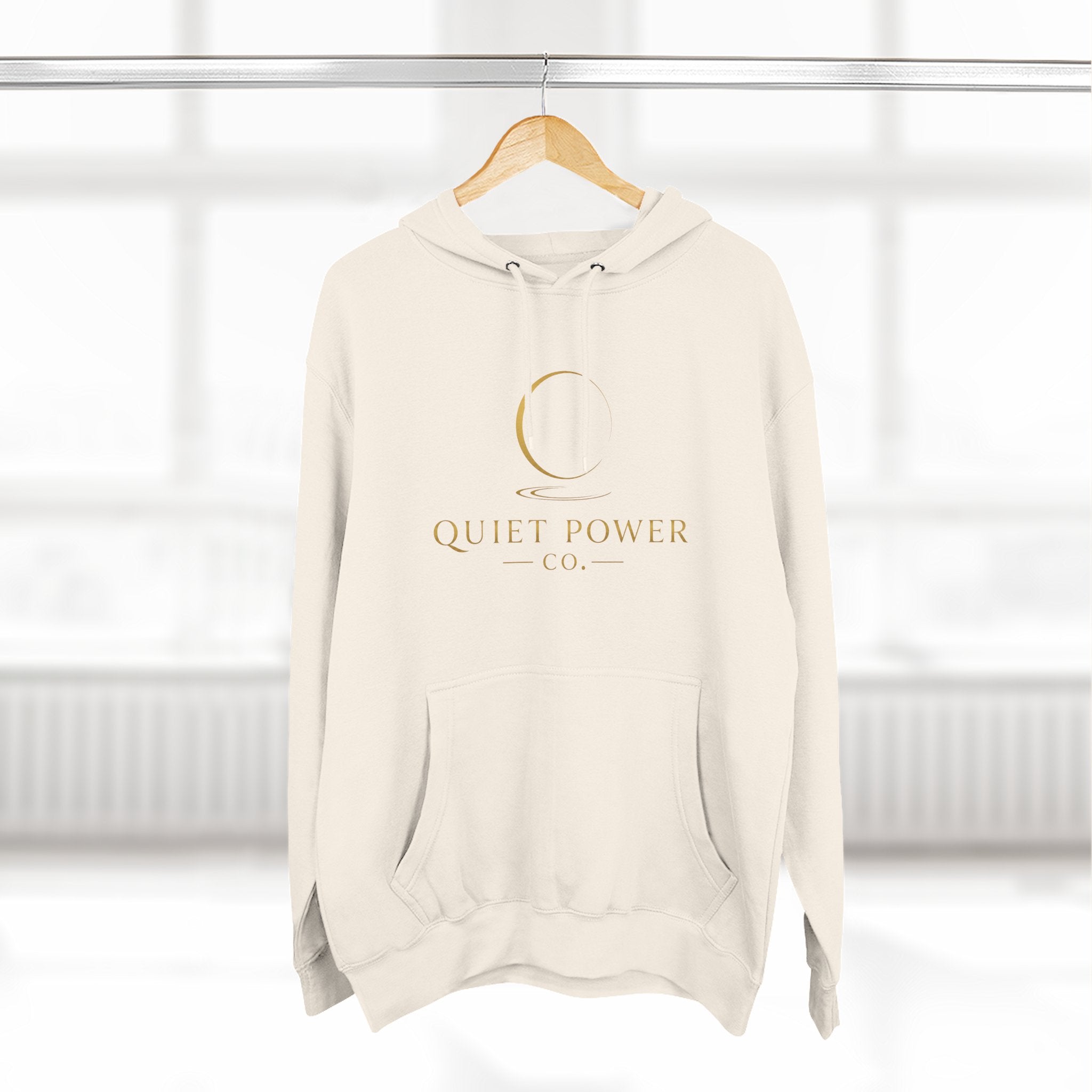 Quiet Power Hoodie — "Quiet Moves. Loud Dreams." Fleece Pullover